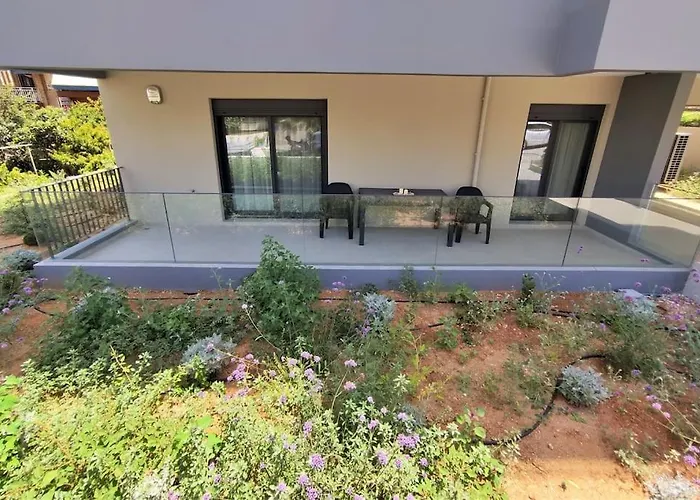 Brand New Next To The Beach, Peaceful Square, Garden View * Retimno